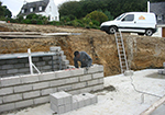 Réalisation des fondations à Mirepoix-sur-Tarn